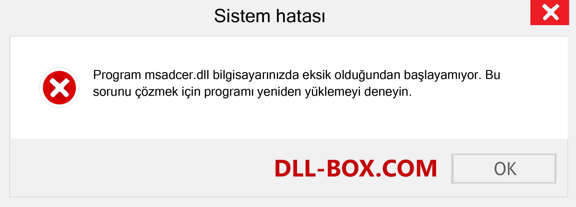 msadcer.dll dosyası eksik mi? Windows 7, 8, 10 için İndirin - Windows'ta msadcer dll Eksik Hatasını Düzeltin, fotoğraflar, resimler